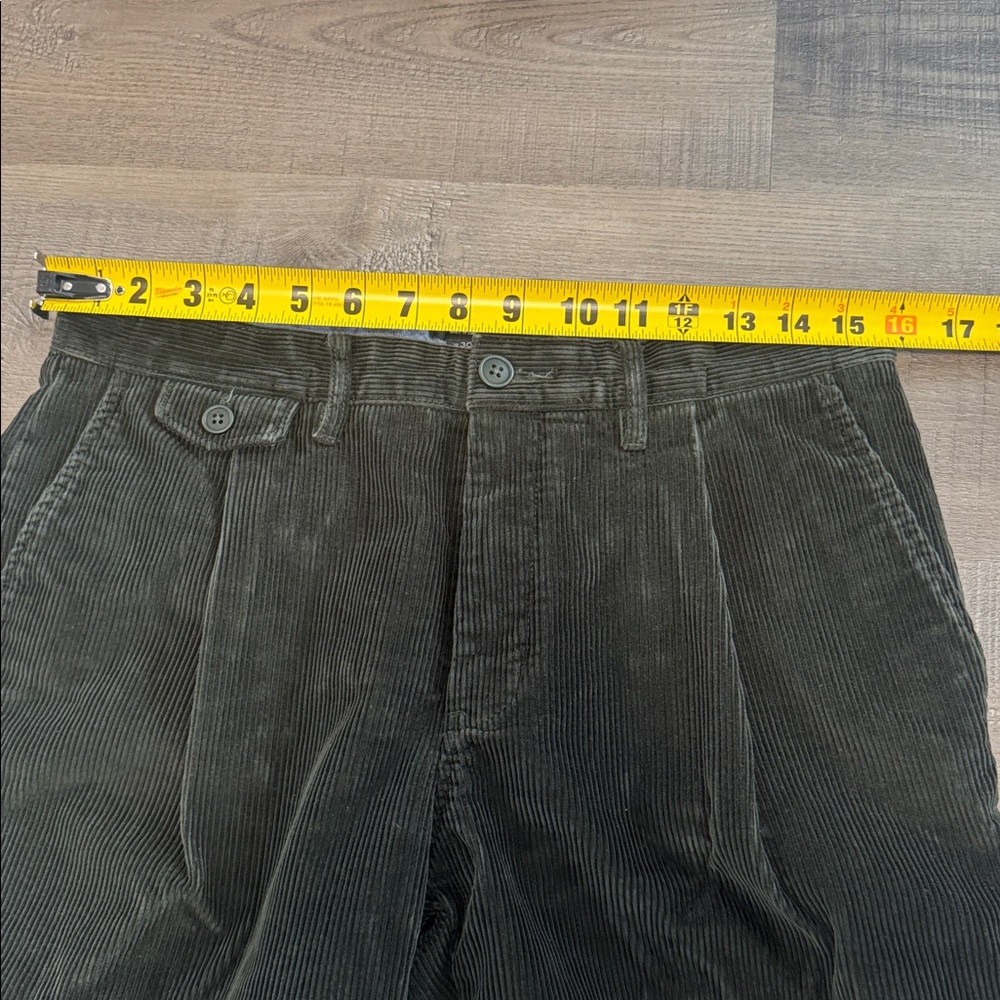 J. Crew Men's Dark Green Corduroy Pants - Picture 3 of 8